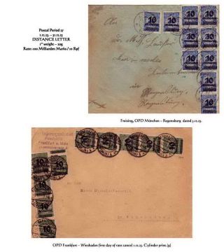 THE HYPERINFLATION EMERGENCY OVERPRINTED PROVISIONAL ISSUES (O.P.D.), SEPTEMBER - DECEMBER 1923 – sheet 90