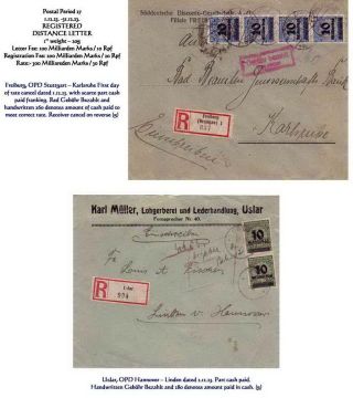 THE HYPERINFLATION EMERGENCY OVERPRINTED PROVISIONAL ISSUES (O.P.D.), SEPTEMBER - DECEMBER 1923 – sheet 93