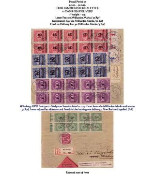 THE HYPERINFLATION EMERGENCY OVERPRINTED PROVISIONAL ISSUES (O.P.D.), SEPTEMBER - DECEMBER 1923 – sheet 96