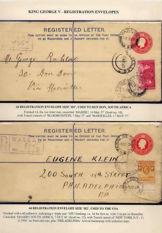 BASUTOLAND POSTAL STATIONERY – sheet 32