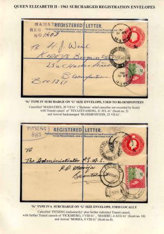 BASUTOLAND POSTAL STATIONERY – sheet 63