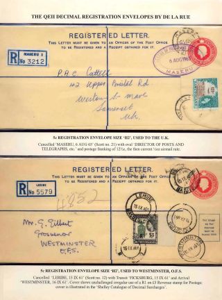 BASUTOLAND POSTAL STATIONERY – sheet 72