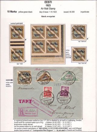 ESTLAND 1918-1940 – Blatt 19