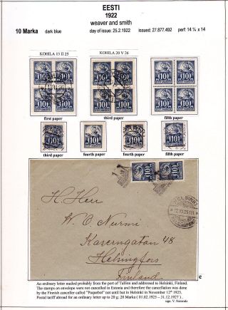 ESTLAND 1918-1940 – Blatt 44