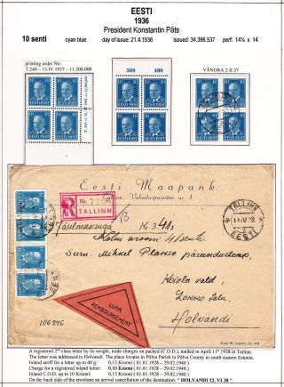 ESTLAND 1918-1940 – Blatt 86