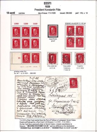 ESTLAND 1918-1940 – Blatt 88
