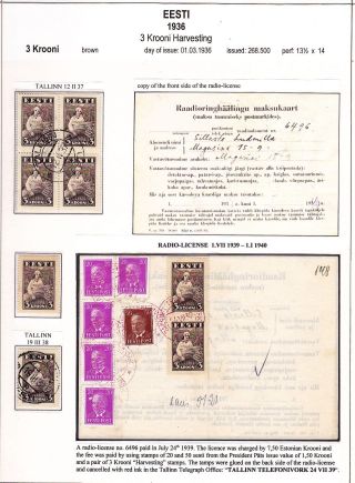 ESTLAND 1918-1940 – Blatt 89