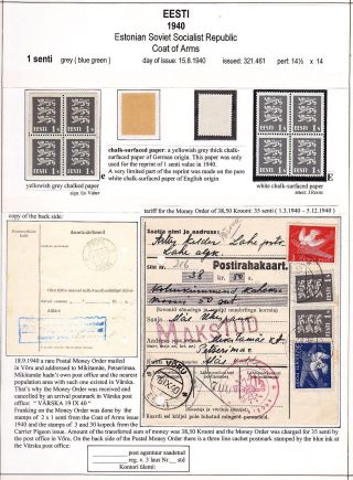 ESTLAND 1918-1940 – Blatt 125