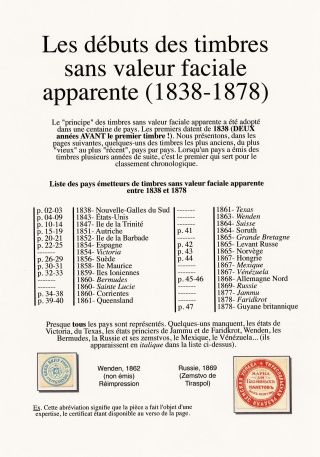 POČÁTKY ZNÁMEK BEZ ZJEVNÉ NOMINÁLNÍ HODNOTY (1838-1878) – list 1