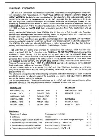 TRANSATLANTIC MAIL BALTIMORE - EMDEN 1846-1854 – sheet 2