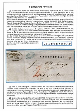 TRANSATLANTIC MAIL BALTIMORE - EMDEN 1846-1854 – sheet 3