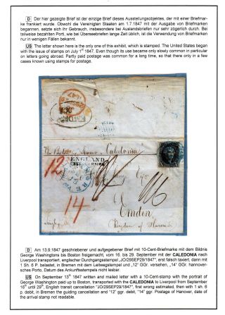 TRANSATLANTIC MAIL BALTIMORE - EMDEN 1846-1854 – sheet 5