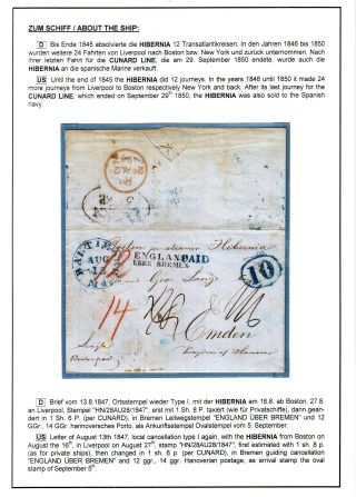 TRANSATLANTICKÁ POŠTA BALTIMORE - EMDEN 1846-1854 – list 29