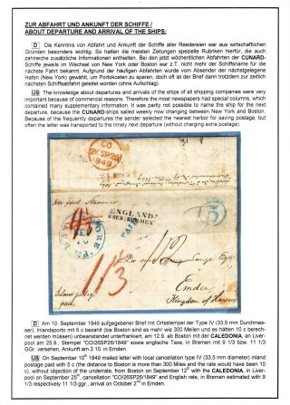 TRANSATLANTICKÁ POŠTA BALTIMORE - EMDEN 1846-1854 – list 48