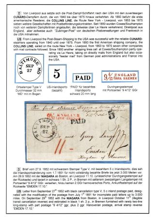 TRANSATLANTICKÁ POŠTA BALTIMORE - EMDEN 1846-1854 – list 51