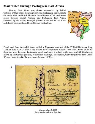 GERMAN EAST AFRICA DURING WORLD WAR I – sheet 3