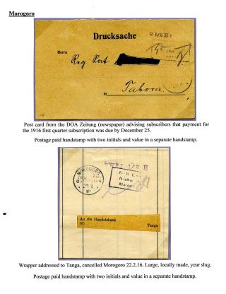GERMAN EAST AFRICA DURING WORLD WAR I – sheet 8