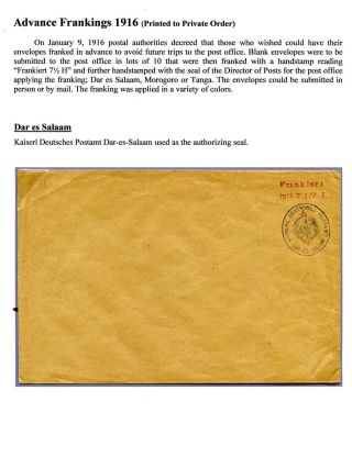 GERMAN EAST AFRICA DURING WORLD WAR I – sheet 9