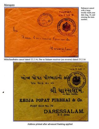 GERMAN EAST AFRICA DURING WORLD WAR I – sheet 12
