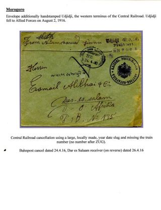 GERMAN EAST AFRICA DURING WORLD WAR I – sheet 13