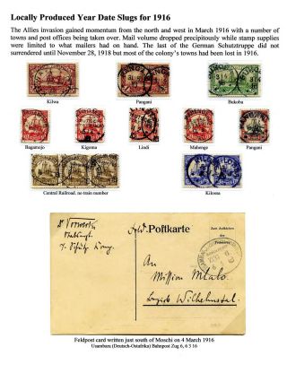 GERMAN EAST AFRICA DURING WORLD WAR I – sheet 16
