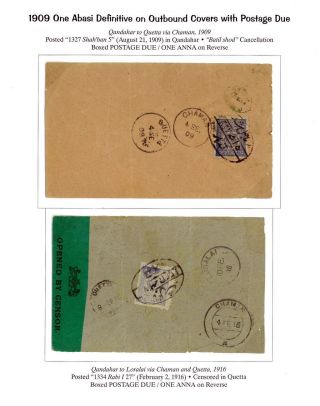 AFGHANISTAN: HABIBULLAH KHAN ZEITRAUM, 1901-1919 – Blatt 67