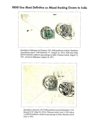 AFGHANISTAN: HABIBULLAH KHAN ZEITRAUM, 1901-1919 – Blatt 69
