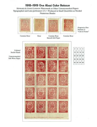 AFGHANISTAN: HABIBULLAH KHAN PERIOD, 1901-1919 – sheet 86