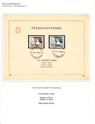 LIDICE - ERRINERUNG – Blatt 26