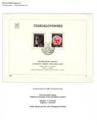 LIDICE REMEMBERED – sheet 33
