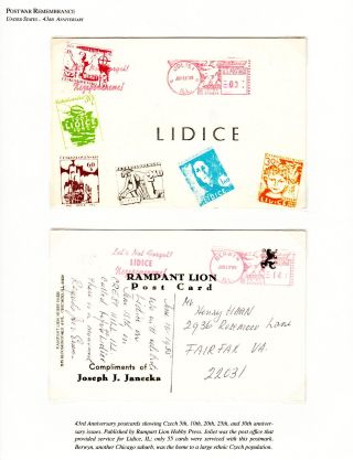 LIDICE REMEMBERED – sheet 74
