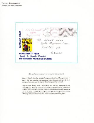 LIDICE - ERRINERUNG – Blatt 79