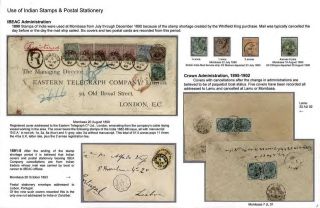 BRITISCH-OSTAFRIKA - BRIEFMARKEN UND IHRE POSTVERWENDUNG IN 1890-1902 – Blatt 3