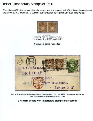 BRITISCH-OSTAFRIKA - BRIEFMARKEN UND IHRE POSTVERWENDUNG IN 1890-1902 – Blatt 11