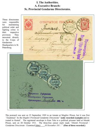 POHLED SKRZ JIDÁŠOVU DÍRU, RUSKÉ CARSKÉ VĚZEŇSTVÍ A CENZURA – list 8