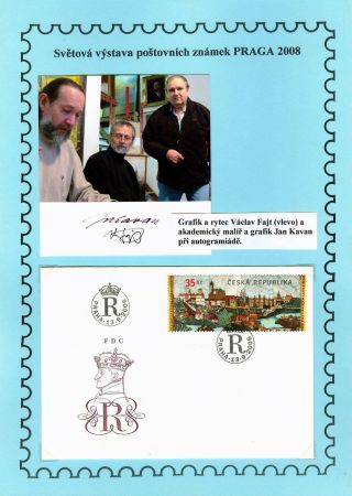 WAY TO WORLD STAMP EXHIBITION PRAGA 2008 – sheet 3