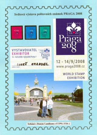 WAY TO WORLD STAMP EXHIBITION PRAGA 2008 – sheet 9