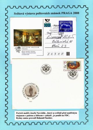 WAY TO WORLD STAMP EXHIBITION PRAGA 2008 – sheet 13