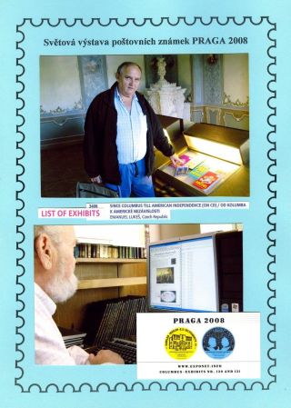 WAY TO WORLD STAMP EXHIBITION PRAGA 2008 – sheet 14
