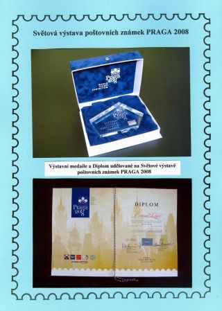 WAY TO WORLD STAMP EXHIBITION PRAGA 2008 – sheet 16