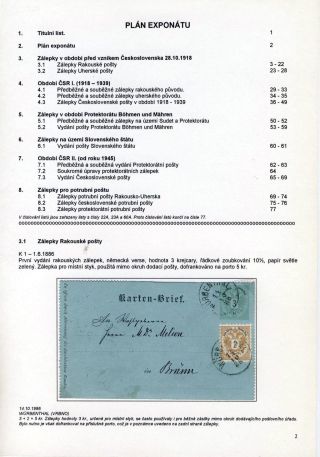 KARTENBRIEFE AUF DEM GEBIET TSCHECHEI UND SLOWAKEI – Blatt 2