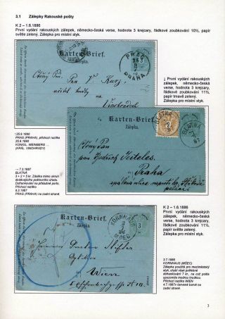 KARTENBRIEFE AUF DEM GEBIET TSCHECHEI UND SLOWAKEI – Blatt 3