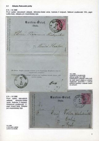 KARTENBRIEFE AUF DEM GEBIET TSCHECHEI UND SLOWAKEI – Blatt 5