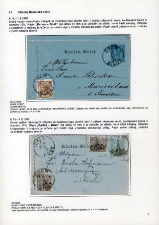 KARTENBRIEFE AUF DEM GEBIET TSCHECHEI UND SLOWAKEI – Blatt 6