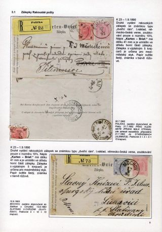 KARTENBRIEFE AUF DEM GEBIET TSCHECHEI UND SLOWAKEI – Blatt 9