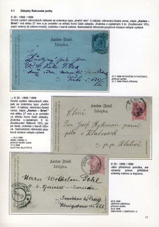 KARTENBRIEFE AUF DEM GEBIET TSCHECHEI UND SLOWAKEI – Blatt 11