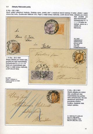 KARTENBRIEFE AUF DEM GEBIET TSCHECHEI UND SLOWAKEI – Blatt 14
