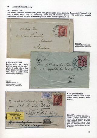 KARTENBRIEFE AUF DEM GEBIET TSCHECHEI UND SLOWAKEI – Blatt 15