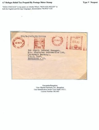 INDIE: DAŇ VE PROSPĚCH UTEČENCŮ 1971-73 – list 77