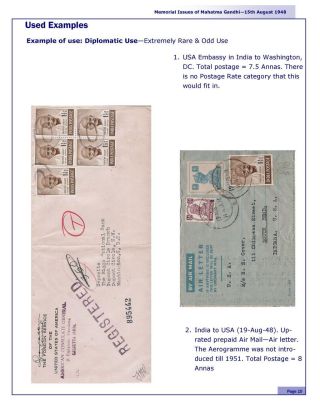 GEDENKAUSGABE VON MAHATMA GANDHI - 15. AUGUST 1948 – Blatt 15